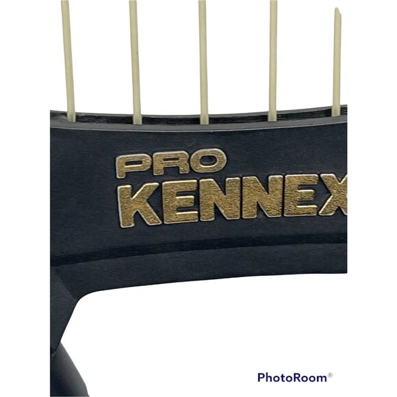 Pro Kennex Black Ace Glass Tennis  Racket W/ Cover Mid Size Graphite 4.5 Grip - Picture 7 of 8